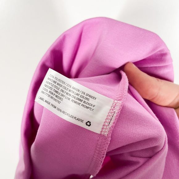 Wild Fable Active Mini Tennis Skirt Women’s Pink Knit A-Line‎ Stretch Drawstring - Picture 7 of 11